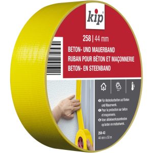 Kip 258 Tejp för betong och sten – gul 50 meter