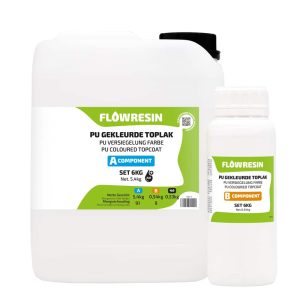 FLOW RESIN PU färgad topplack