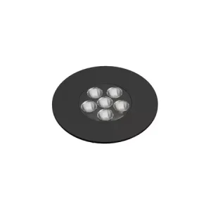 SPOTLIGHT 12V VARMVITT LJUS, SVART