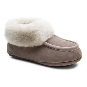 Minfot Fårskinnstofflor Sunne Taupe Mocka