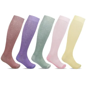 Minfot Stödstrumpor Pastell Bomull Eco 5-pack