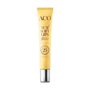 ACO Sun Soft Lips SPF25 Parfymfri Solskydd Läppar 12 ml