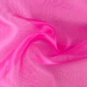 FUCHSIA ORGANZA – TRANSPARENT & GLÄNSANDE