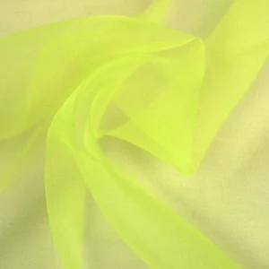 LIMEGRÖN ORGANZA – TRANSPARENT & GLÄNSANDE