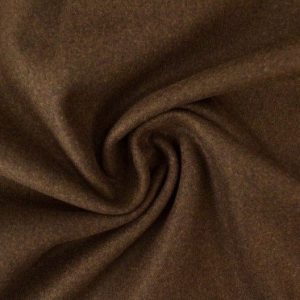 BRUN SLITSTARK OCH MJUK ULL/POLYESTER TYG