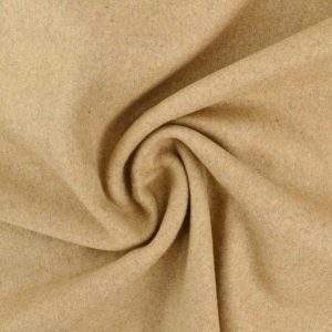 LJUS BEIGE SLITSTARK OCH MJUK ULL/POLYESTER TYG