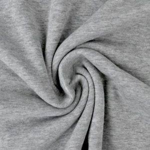 GRÅ MELANGE BORSTAD SWEATSHIRT – ALPINE FLEECE MED MJUK INSIDA & STRETCH
