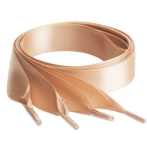 Springyard Skosnören Satin Champagne